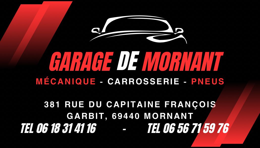 Garage de Mornant - Mécanique, Carrosserie, Pneus
